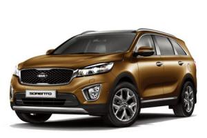 Текстильные коврики на KIA SORENTO PRIME 2014- 2 ряда